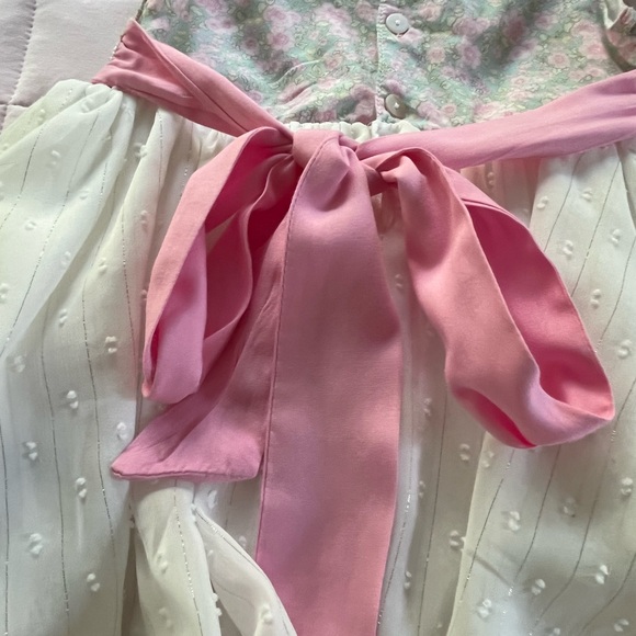 Love & Grow 2pc Pink Floral Lace Set Size 4T - Picture 15 of 16